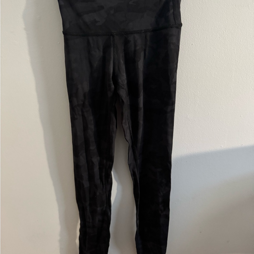 lululemon athletica Black Camo Leggings